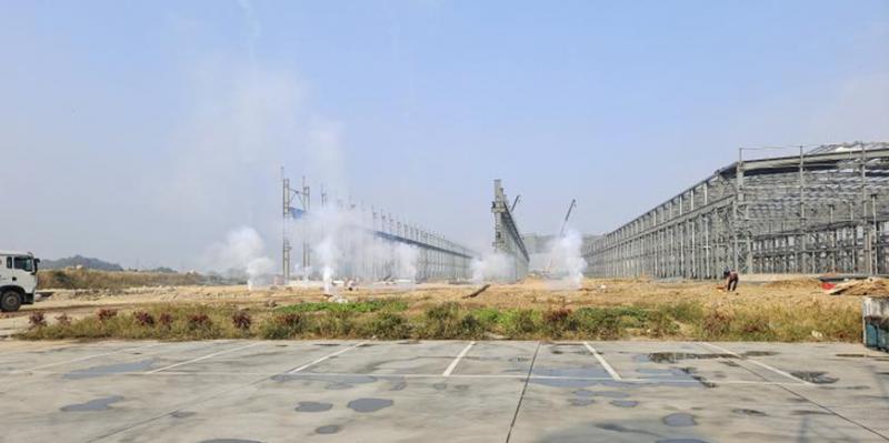 企業動態 | 封頂大吉！九江永恒鋼構二期項目喜封金頂